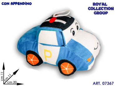 8804A AUTO POLIZIA PELUCHE  CM 20 95030041