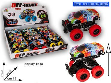 K138547 AUTO DIE CAST OFF ROAD DISPLAY 12 PZ