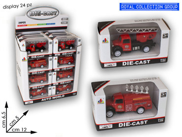 K110641 DIE CAST CAMION C/RIMORCIO ASS CM 12 DISPLAY 24 PZ