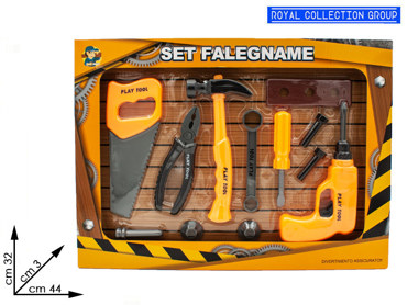 K1300178 SCATOLA SET FALEGNAME  CM 44X32