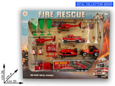 K6200699 FIRE RESCUE DIE CAST CM 33X26