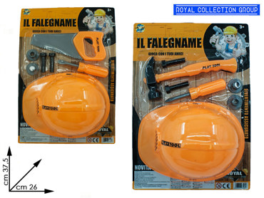 K1300184 K1410 BLISTER IL FALEGNAME 2 ASS CM 37.5X26