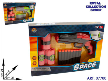 K1000560 PISTOLA SPACE SPARAGOMMINI CM 31X21