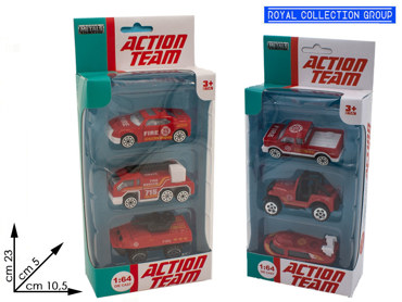 K6200691 ACTION TEAM FIRE DIE CAST  CM 23X10.5