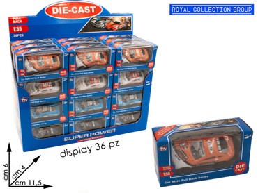 K085537  AUTO DIE CAST ASS DISPLAY PZ 36