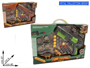 K1211370 SPARAGOMMINI DINO SHOOTER ASS CM 40X27