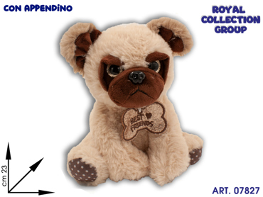 PL2804 CANE MARRONE OCCHIONI BEST FRIEND  CM 23