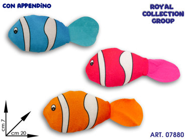 PL2823 20 PESCE TROPICALE 3 ASS CM 20