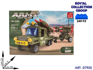 K129844  BUILD COSTRUZIONI ARMY PZ 249 22505 CM 32X21.5