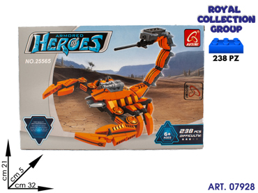 K490532  BUILD COSTRUZIONI HEROES PZ 238  25565 CM 32X21.5