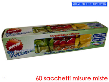 SF06 DISPENSER 60 PZ SACCHETTI MIS ASS FREEZER CM 23