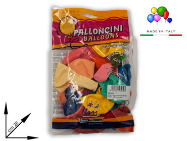 79793 BLISTER 20PZ PALLONCINI 9''/10'' CM 28 PASTELLO ASS