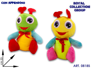 69560 23 60560 LUCCIOLA MULTICOLOR PELUCHE CM 23