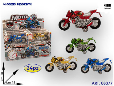 03463 MOTO IN BOX RACING FRIZ CM 18X10 DISPLAY 12PZ