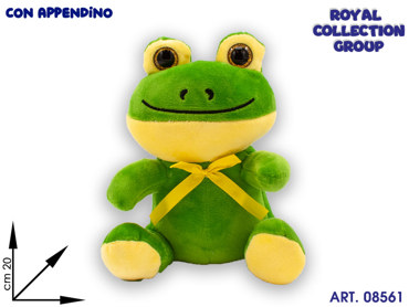 PL2879 RANA OCCHIONI PELUCHE CM 20