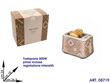 185 52751 TOSTAPANE LE CLEMENTINE ABS/INOX CM26.5X24