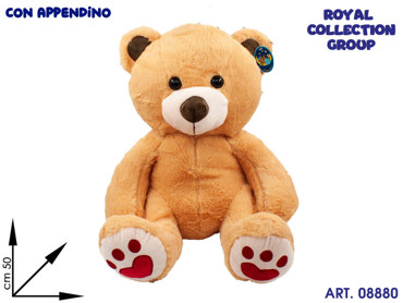 PL2931 4 ORSO MARRONE MORBIDOSO CM 50
