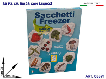 SACCHETTI FREEZER 30PZ  CM 18X28