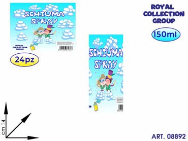 BOMBOLETTA SCHIUMA SPRAY 150 ML ESPOSITORE 24 PZ