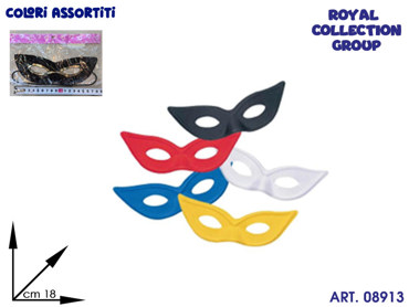 2025-4 MASCHERA LUX CARNEVALE IN BUSTA COL ASS