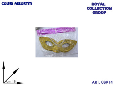 2025-5 MASCHERA ECO CARNEVALE IN BUSTA COL ASS