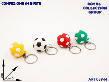 K0017581 PORTACHIAVI PALLONE COL ASS CM 3