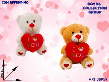 PL2979-1 ORSO PELUCHE 2 COL 