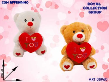 PL2979-2 ORSO PELUCHE 2 COL 