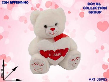 PL2935-3 ORSO BIANCO C/CUORE 