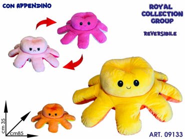 SN32102 CL POLIPO GIGANTE PELUCHE COL ASS CM 85