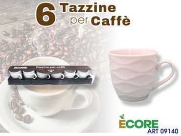 6PZ TAZZINE CAFFE' CERAM - DIS 3
