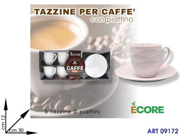 12PZ SET CAFFE' CERAM DEC 3