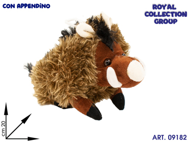 PL3001 20 CINGHIALE PELUCHE CM 20