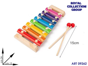 K3003110 XILOFONO LEGNO CM 24X12