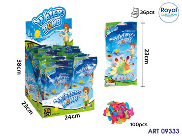 NL-01G BUSTA 100 BOMBE ACQUA  DISPLAY 36 PZ