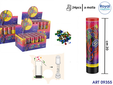 SPARACORIANDOLI 20 CM  DISPLAY 24 PZ