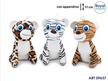 69526 SAVANA PELUCHE 3 ASS CM 17