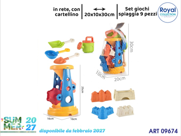C475 MULINO C/ACCESS SPIAGGIA PZ 9 CM 30X20X10