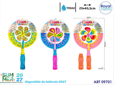 889-43 GIRANDOLA GRANDE BOLLE DI SAPONE CM 40X23