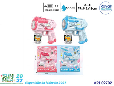 YD-705A SPARABO BOLLE DI SAPONE BATTERIA ASS CM 15X15X6.5