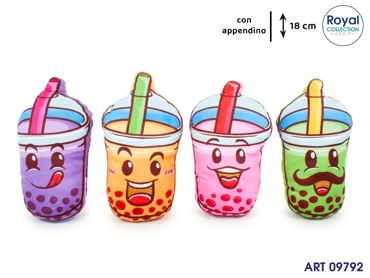 78957 BUBBLE TEA PELUCHE ASS CM 18