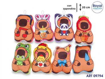 77332  CAPYBARA PELUCHE ASS  CM 20