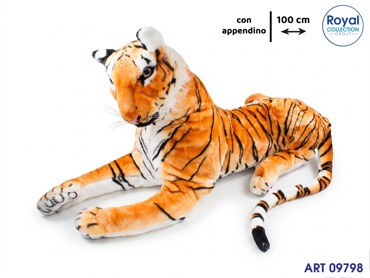 9853 TIGRE MARRONE PELUCHE CM 100